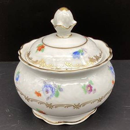 SCH18 Mini Sugar Bowl & Lid by Schumann - Bavaria