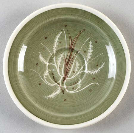 Chinese Fern Green Saucer for Demitasse Cup