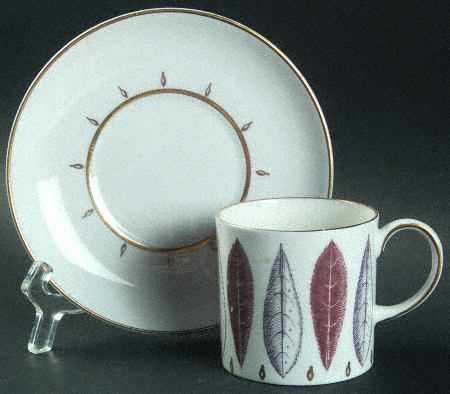 Hyde Park Flat Demitasse Cup & Saucer Set by Susie Cooper