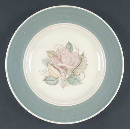 Patricia Rose Green (Green Rim, Pink Ring) by Susie Cooper