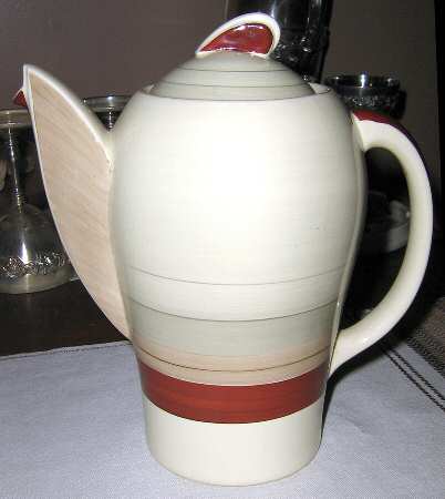 Wedding Ring Coffee Pot & Lid