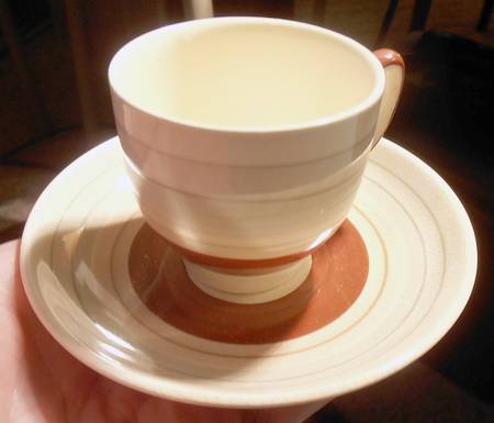Wedding Ring Flat Demitasse Cup & Saucer Set