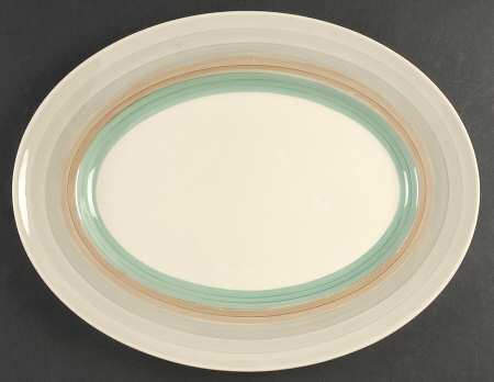Wedding Ring 14" Oval Serving Platter