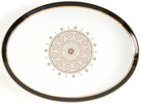 Aquarius 14" Oval Serving Platter by Sears