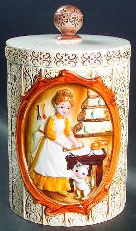 Country Coordinates Flour Canister & Lid