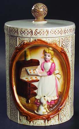 Country Coordinates Sugar Canister & Lid