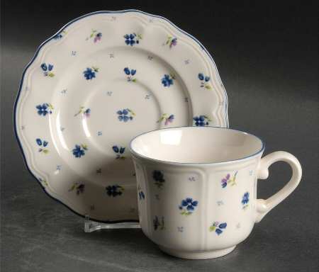 Enchantment Flat Cup & Saucer Set