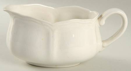 Federalist White Gravy Boat