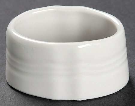 Federalist White Napkin Ring
