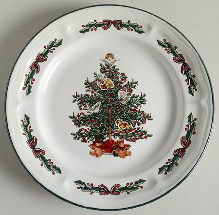 Holly & Lace Salad Plate