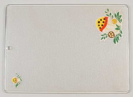 Merry Mushroom Rectangular Melamine Cutting Board