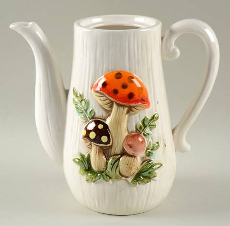 Merry Mushroom Coffee Pot No Lid