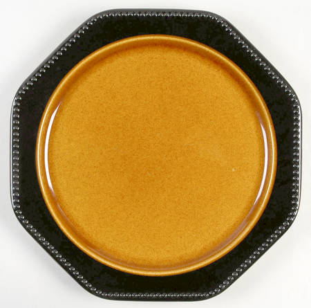 Octagon Amber 11" Chop Plate (Round Platter)
