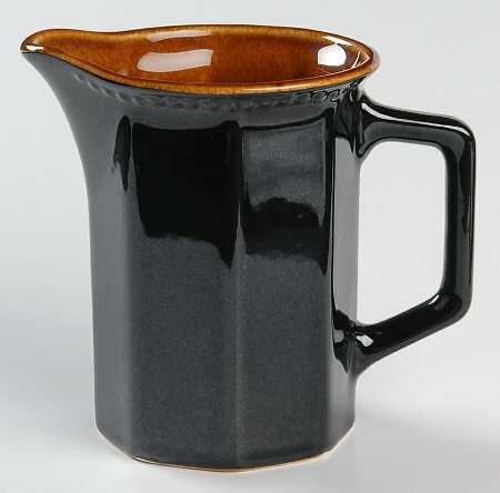 Octagon Amber Creamer by Sears