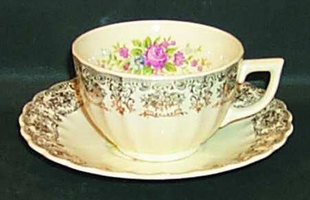 Rosalie Flat Cup & Saucer Set