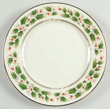 Noel Salad Plate