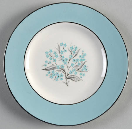 Blue Lace Bread & Butter Plate by Sevron