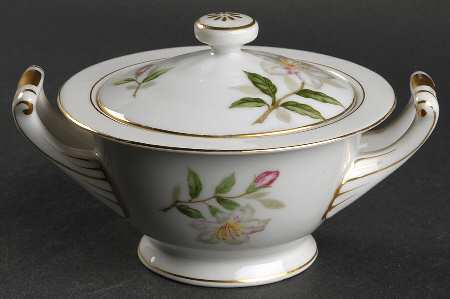 Azalea Sugar Bowl & Lid
