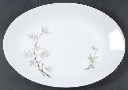 Bamboo Garden 12" Oval Serving Platter