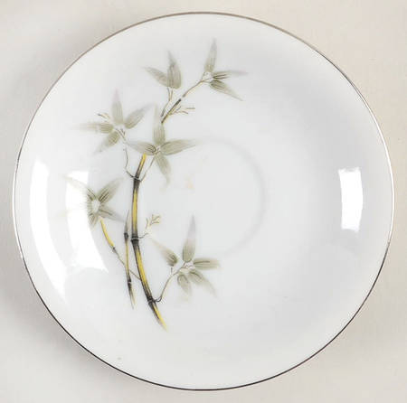 Bamboo Garden Saucer for Flat Demitasse Cup