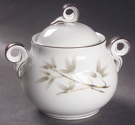 Bamboo Garden Sugar Bowl & Lid