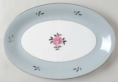 Bella Maria 14" Oval Serving Platter by Seyei Toki Co