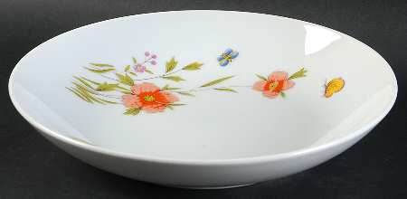 Country Flowers Coupe Soup Bowl