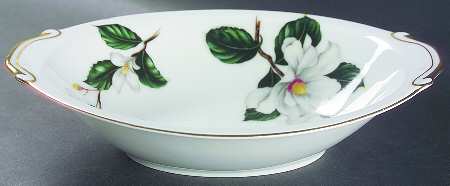 Fall Camellia 10" Oval Vegetable Bowl