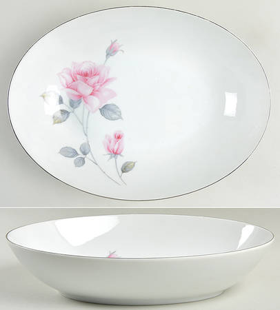 Roselands 10" Oval Vegetable Bowl