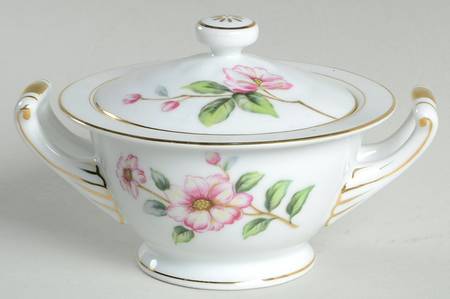 Sazanqua Sugar Bowl & Lid