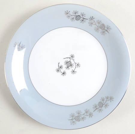Silver Cone Salad Plate