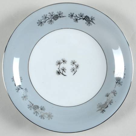 Silver Cone Bread & Butter Plate