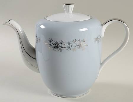 Silver Cone Teapot & Lid