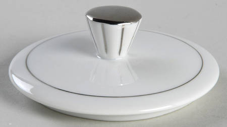 White Leaf Lid for Sugar Bowl