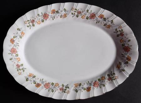 Bouquet 12" Oval Serving Platter