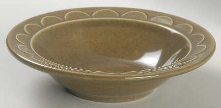 Granada Green Rim Fruit/Dessert (Sauce) Bowl