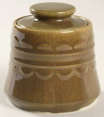 Granada Green Sugar Bowl & Lid