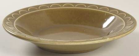 Granada Green Rim Soup Bowl