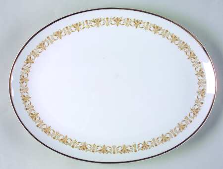 Imperial Gold 14" Oval Serving Platter