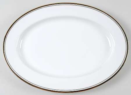 Regency Gold 12" Oval Serving Platter