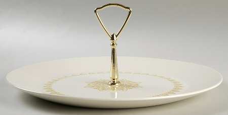 Serenade Round Serving Plate with Handle (CH)