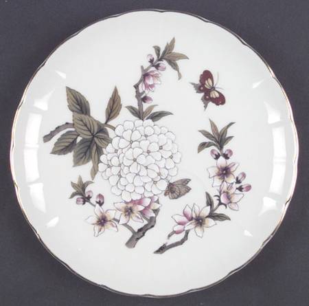 Chinese Garden (Fine China) Snack Plate