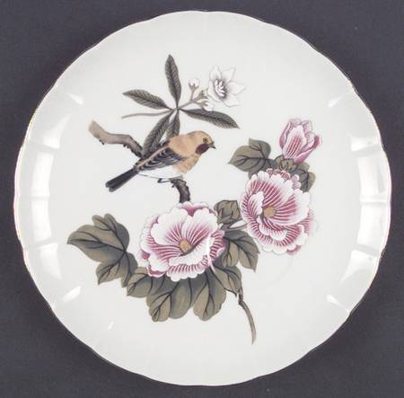 Chinese Garden (Fine China) Snack Plate