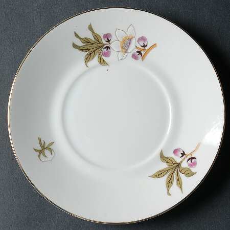 Chinese Garden (Fine China) Saucer for Flat Cup