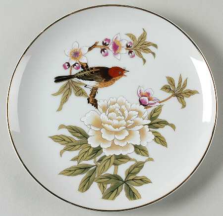 Chinese Garden (Fine China) Salad Plate