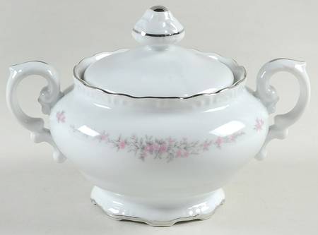 Creston Sugar Bowl & Lid by Shelby