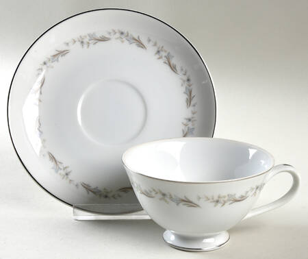 Footed Cup & Saucer Set