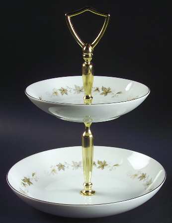 Ghent Two-Tiered Serving Tray (Fruit, Soup Bowl)