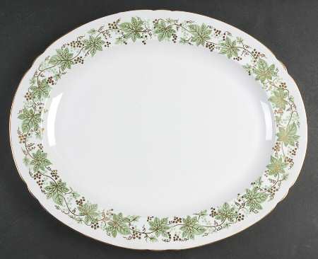 13616 16" Oval Serving Platter by Shelley