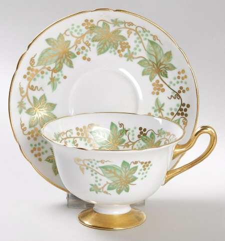 13616 Footed Cup & Saucer Set